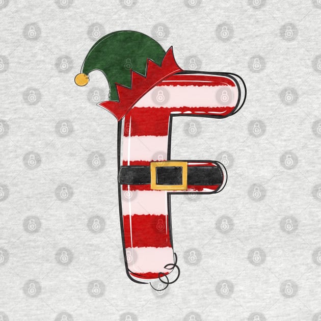 Letter F (Christmas Alphabet) by Pop Cult Store